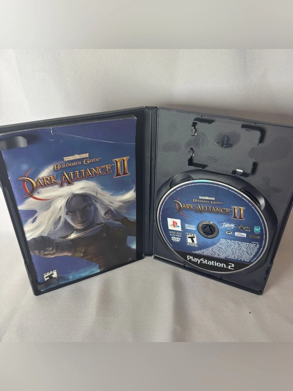 Baldurs Gate-Dark Alliance 2 - PlayStation 2 Tested To Play! Some Scratches